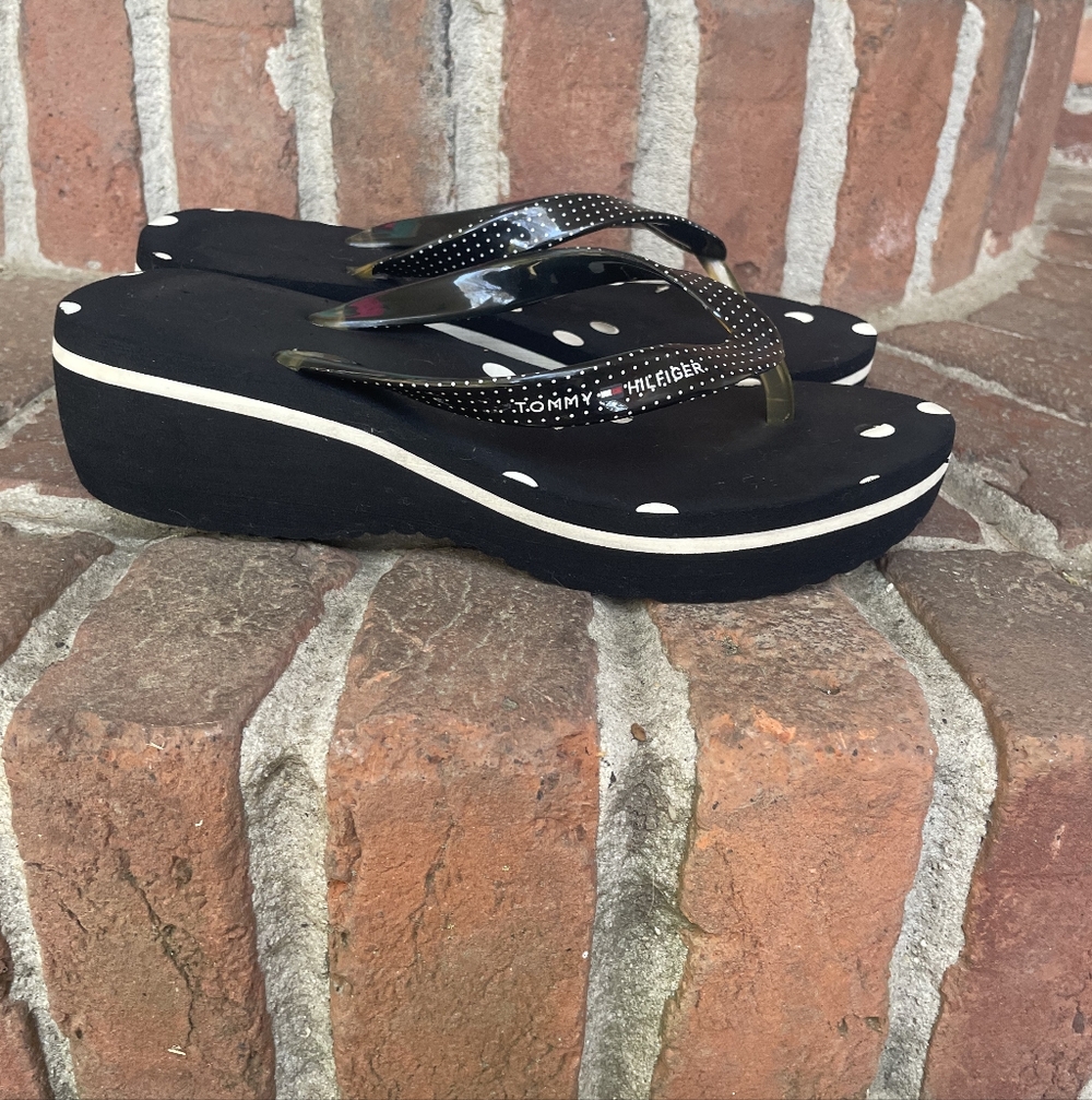 Tommy Hilfiger Polka Dot Sandals